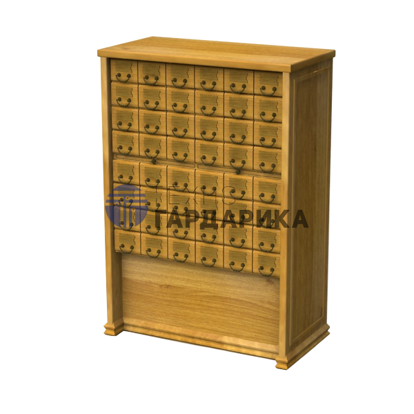 Шкаф каталожный 48 ящиков 1092х540х1600Н (серия Классика) Шкаф каталожный 48 ящиков 1092х540х1600Н (серия Классика)