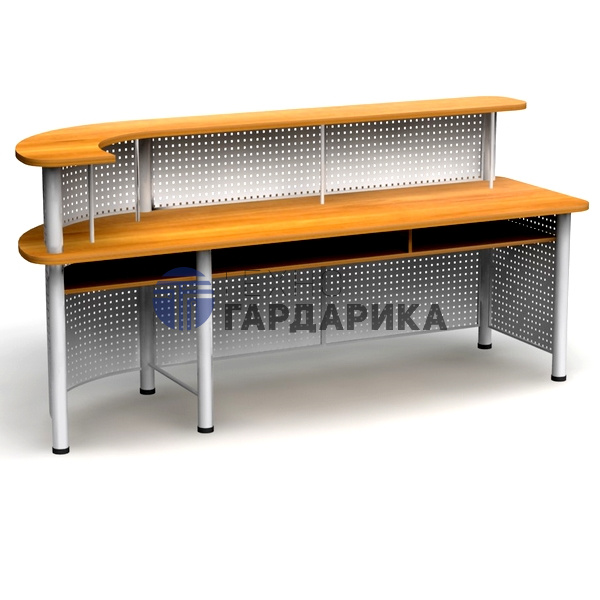 Кафедра выдачи угловая (правая или левая) с одним углом 2400х780х1100 Кафедра выдачи угловая (правая или левая) с одним углом 2400х780х1100