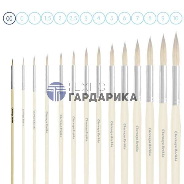 Кисть Серия 1110 (Колонок круглый) Кисть Серия 1110 (Колонок круглый)