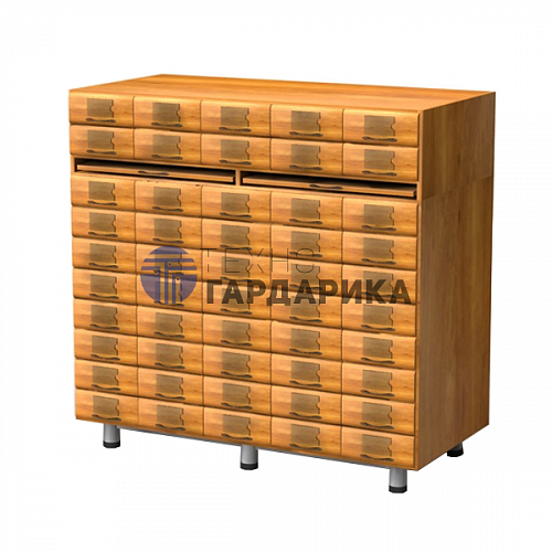 Шкаф картотечный для архивных карточек, 50 ячеек 213х55Н мм Шкаф картотечный для архивных карточек, 50 ячеек 213х55Н мм