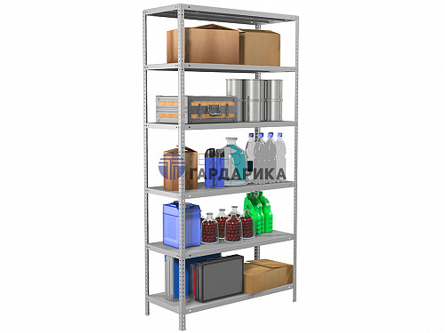 Стеллаж MS STANDART 220/100X40/6 Стеллаж MS STANDART 220/100X40/6