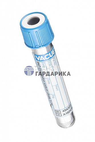 Пробирка вакуумная для коагулологических исследований 3.6мл Пробирка вакуумная для коагулологических исследований 3.6мл