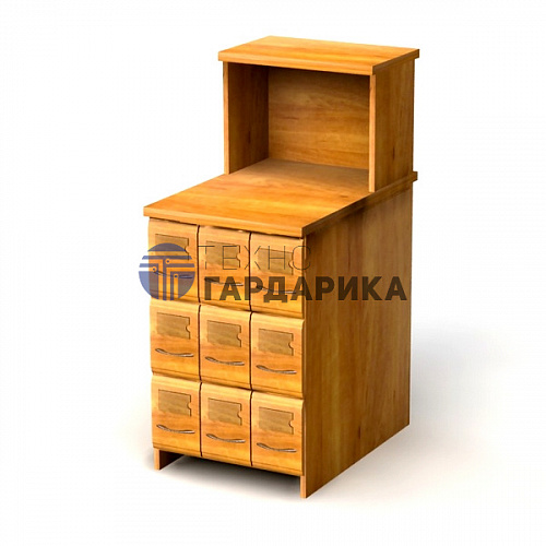 Кафедра выдачи, формулярный модуль 466х700х1100 (фасад ЛДСП) Кафедра выдачи, формулярный модуль 466х700х1100 (фасад ЛДСП)